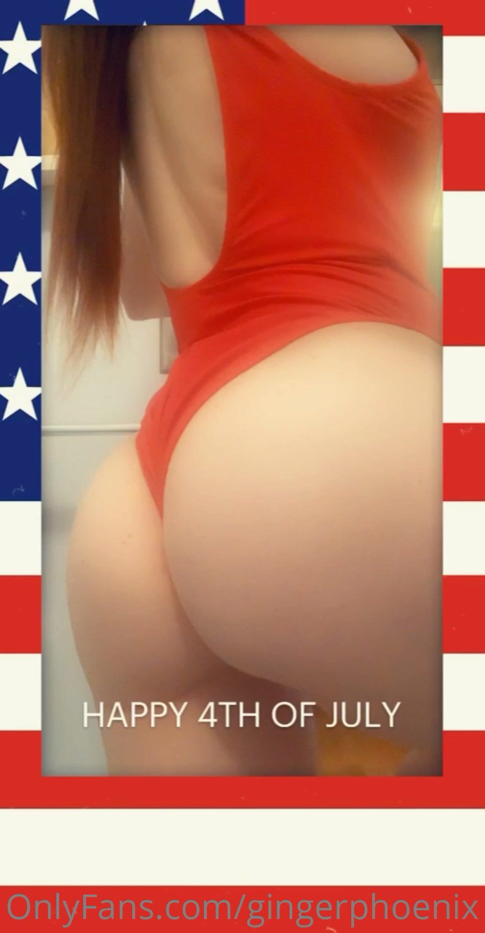 Ginger Phoenix Ass Close-Up Leak