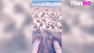 Ginger Phoenix Bikini on Beach Leak
