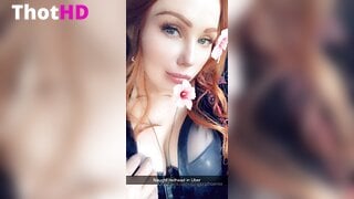 Ginger Phoenix Cleavage Close-Up Leaked