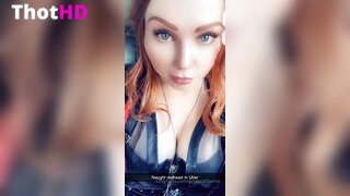 Ginger Phoenix Cleavage Close-Up Leaked