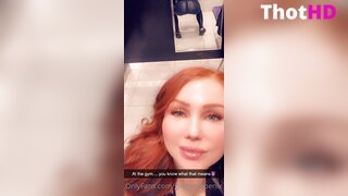 Ginger Phoenix Cleavage Close-Up NSFW