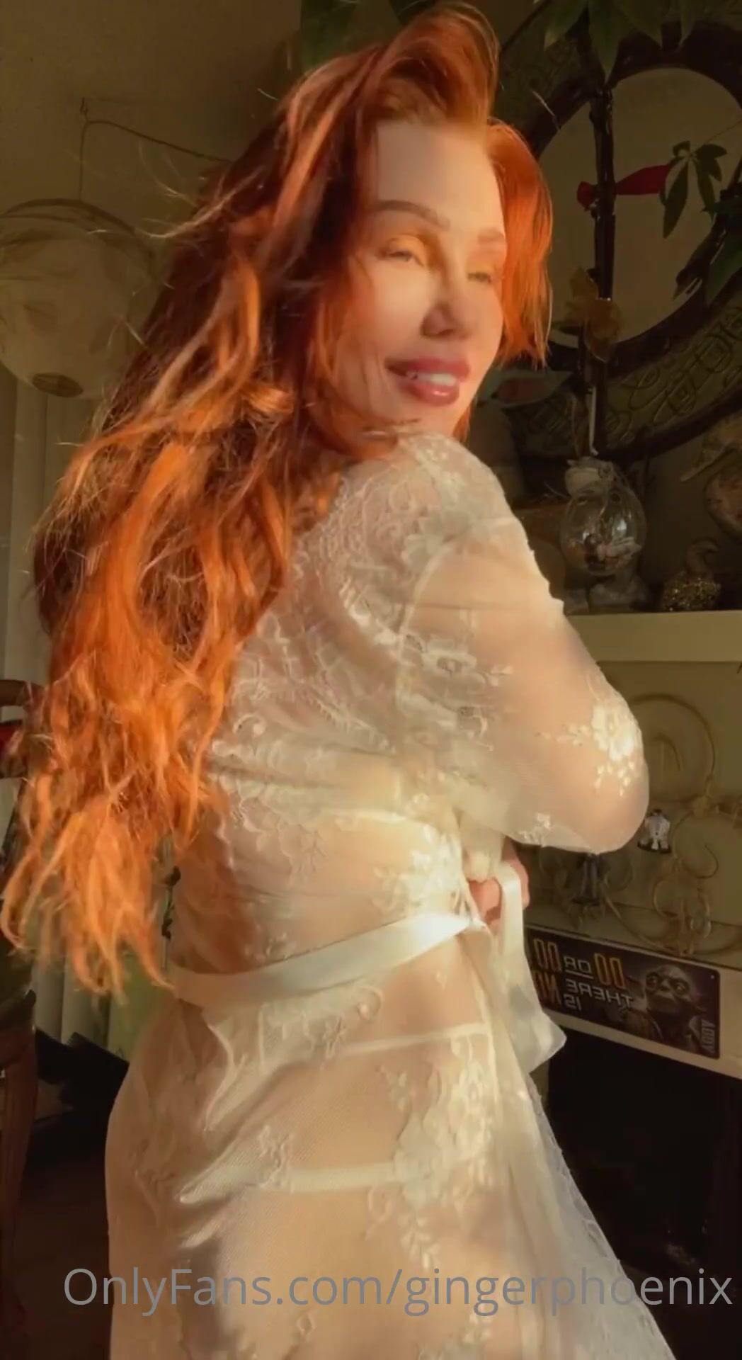 Ginger Phoenix Dress Cleavage Leak