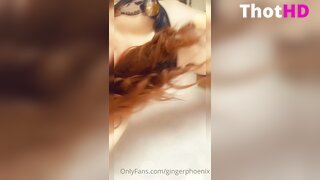 Ginger Phoenix Lingerie and Pubic Hair Leak