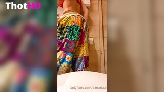 Khloe Maria Bathroom Ass Leaked