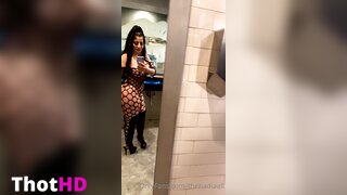 Nadia Ali Fishnet Outfit Video