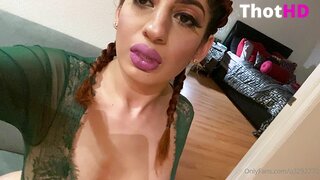 Nadia Ali Leotard Tongue XXX