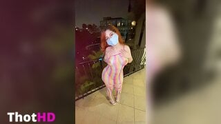 Nadia Ali Mouth Mask Thighhighs Clip