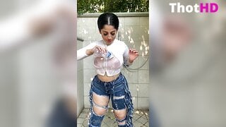 Nadia Ali See-Through Big Tits Clip