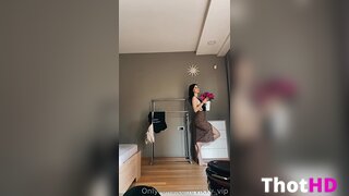 Vikky Candy Dress with Pantyhose Video