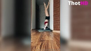 Vikky Candy Upside-Down Short Shorts OF