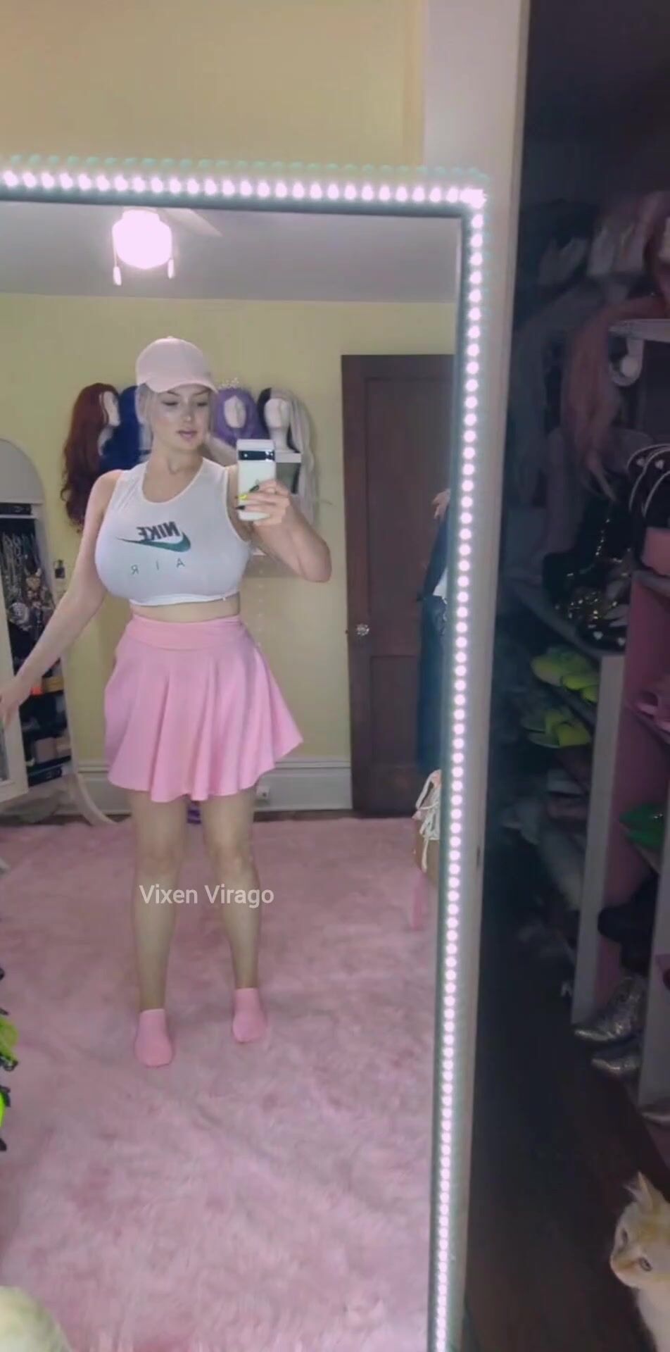 Vixen Virago Big Tits Topless Clip