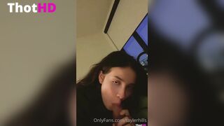Tayler Hills Blowing Penis