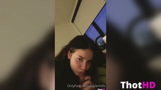 Tayler Hills Blowing Penis