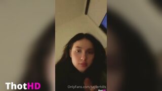 Tayler Hills Blowing Penis