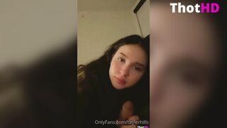 Tayler Hills Blowing Penis