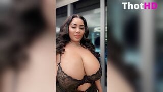 Creole Barbie Cleavage and Huge Tits Clip