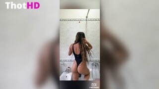 Michela Han Bathroom XXX