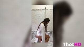 Michelahan Bathroom Cleavage OnlyFans