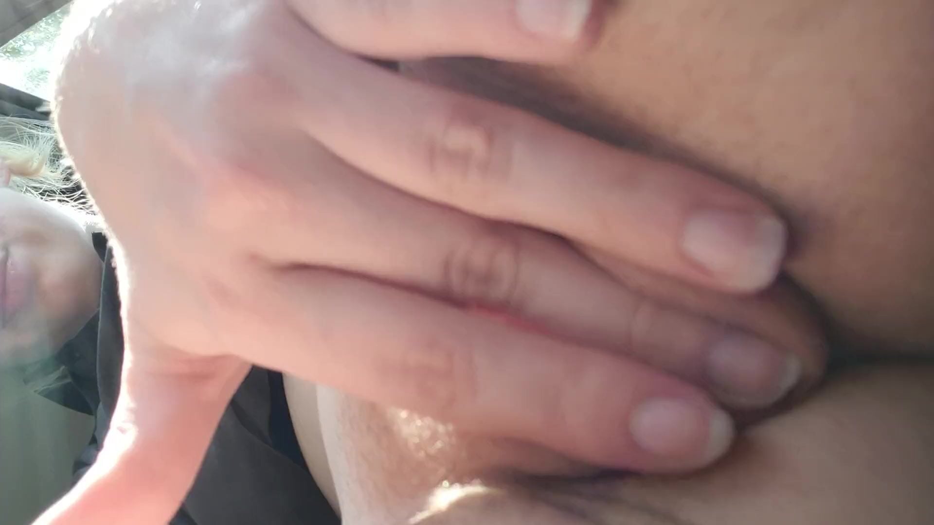 Tessa Winters Teen Fingers Pussy in Car