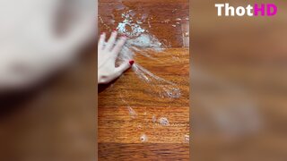 Miss Kitty Meow Downblouse Saliva Video