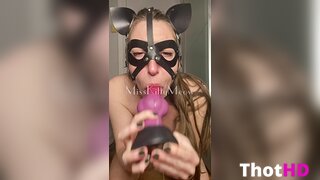 Miss Kitty Meow Gagged and Nude Video