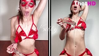MissKittyMeow Lingerie Dildo Clip