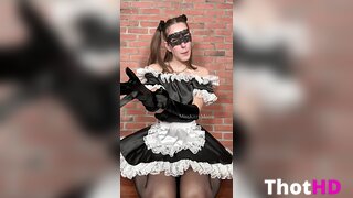 MissKittyMeow Pantyhose Dress Clip