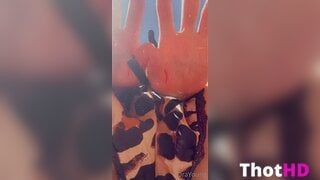 Ora Young Lingerie Spread Legs Clip