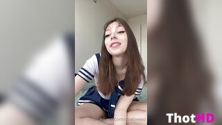 Avaakit Masturbating in School Uniform XXX