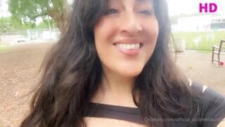 Outdoor Cleavage with Antonella Kahllo OF