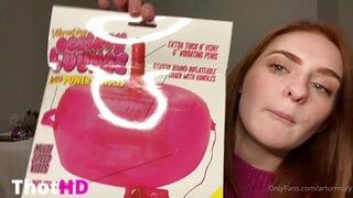 ArturMary Huge Dildo Masturbating Video