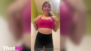 Erin Ashford Bathroom From Behind OnlyFans