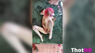Tweetney Masturbating In Thighhighs Leak_001