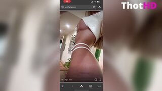 Hannah Hughes Ass with Underboob Leak