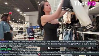 Jaelomain Dress Cleavage Video