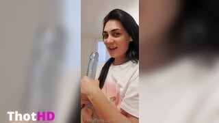 Luna Amor With Huge Dildo