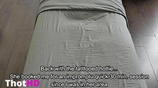 MassageViper Second Session With The Tattooed Hottie