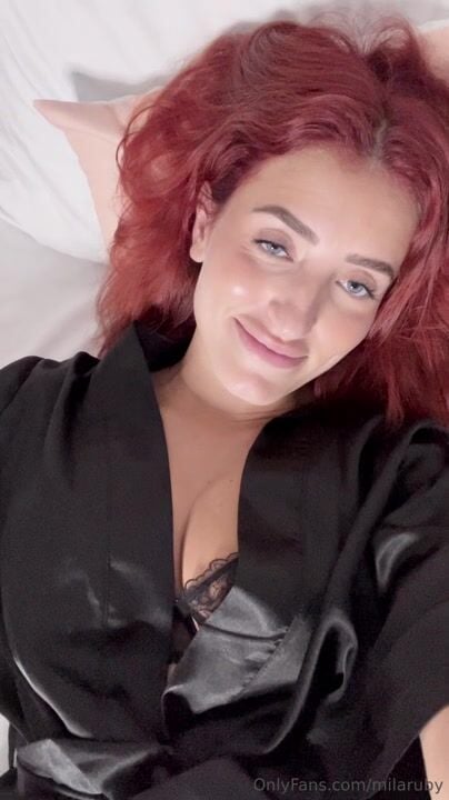 MilaRuby Lingerie Cleavage NSFW