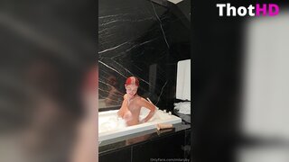 MilaRuby Nude in Bathtub OF