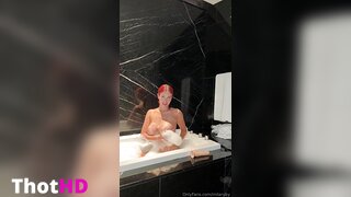 MilaRuby Nude in Bathtub OF