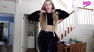 Caroline Zalog Flat Chest Tongue Out Clip