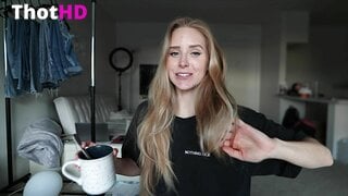 Caroline Zalog Flat Chest and Skinny Leak
