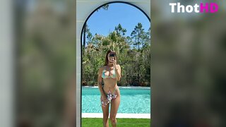 Natalie Roush Bikini Outdoor Leak