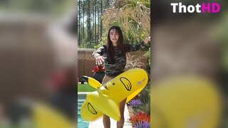 Natalie Roush Poolside Outdoor Video