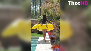Natalie Roush Poolside Outdoor Video