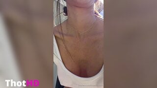 Natalie Roush Underboob From Below Leak