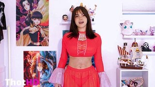 Salmunozz Cleavage Tongue Out NSFW