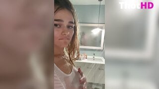 MegNutt Showering Wet Shirt