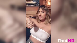 Sara Jean Underwood Nude on a Couch