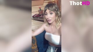 Sara Jean Underwood Nude on a Couch